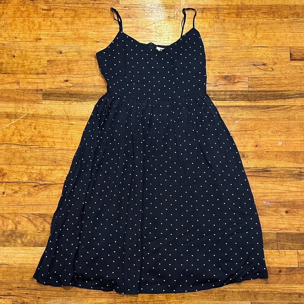 BB Dakota Navy Polka Dot Dress size 8 NWT